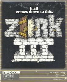 Box cover for Zork III: The Dungeon Master on the Apple II.