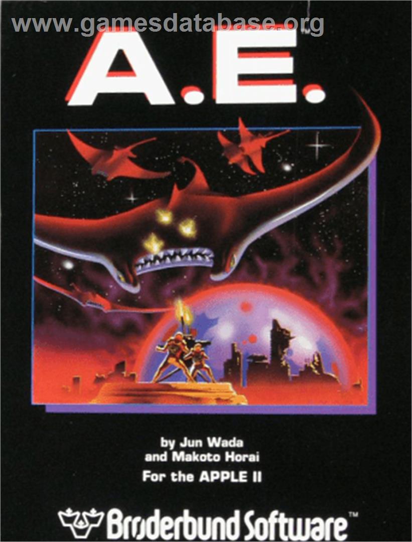 A.E. - Apple II - Artwork - Box
