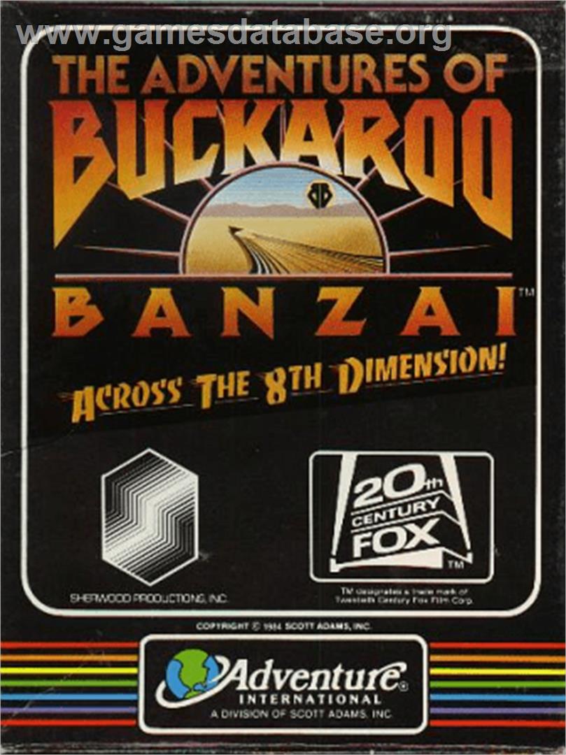 Adventures of Buckaroo Banzai Across the Eighth Dimension - Apple II - Artwork - Box