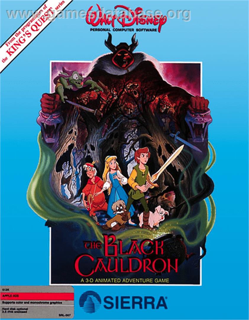 Black Cauldron - Apple II - Artwork - Box