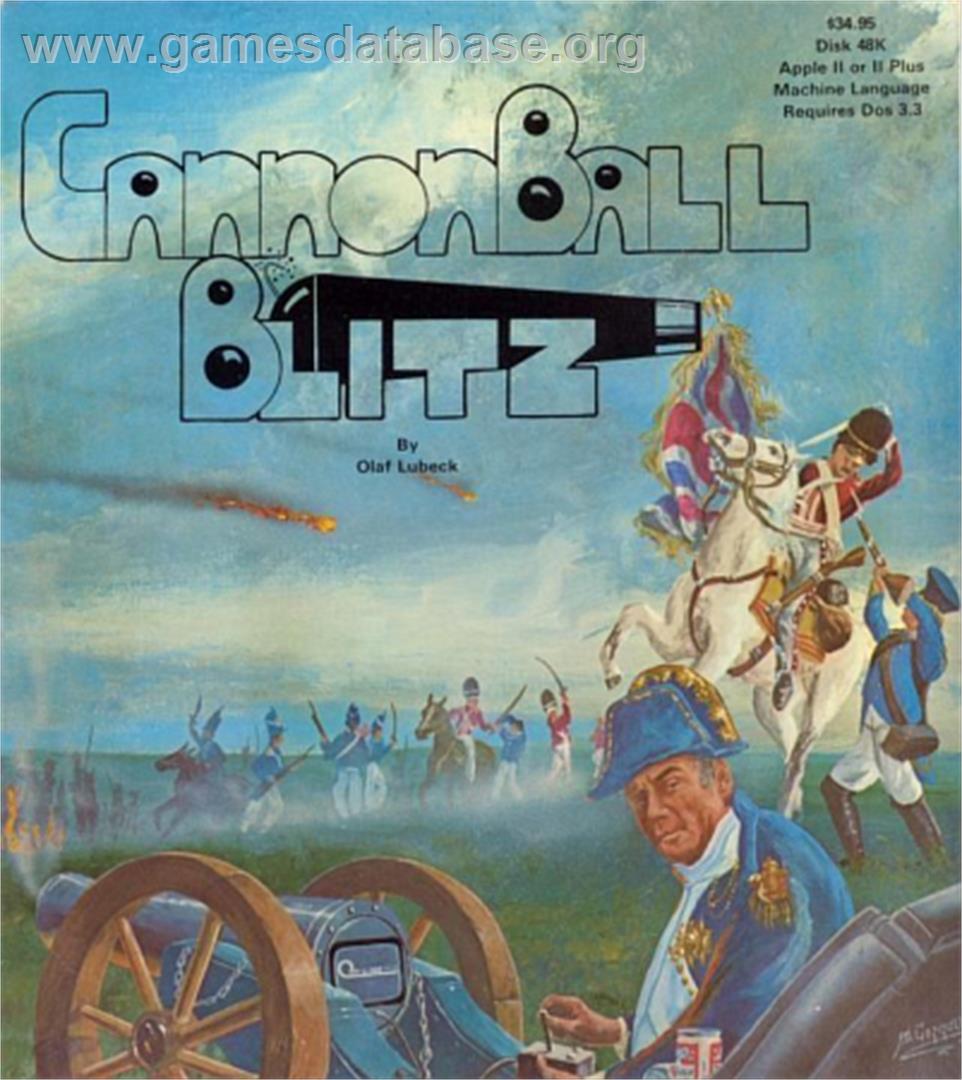 CannonBall Blitz - Apple II - Artwork - Box