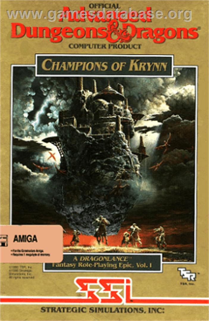Champions of Krynn - Apple II - Artwork - Box
