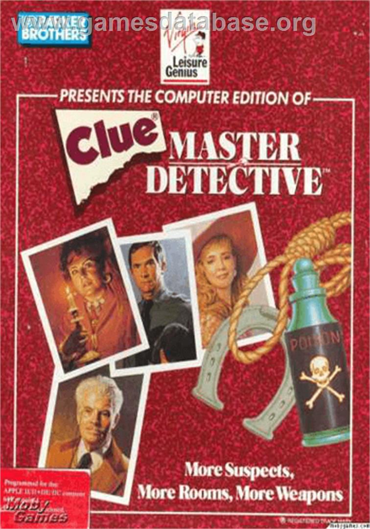 Clue: Master Detective - Apple II - Artwork - Box