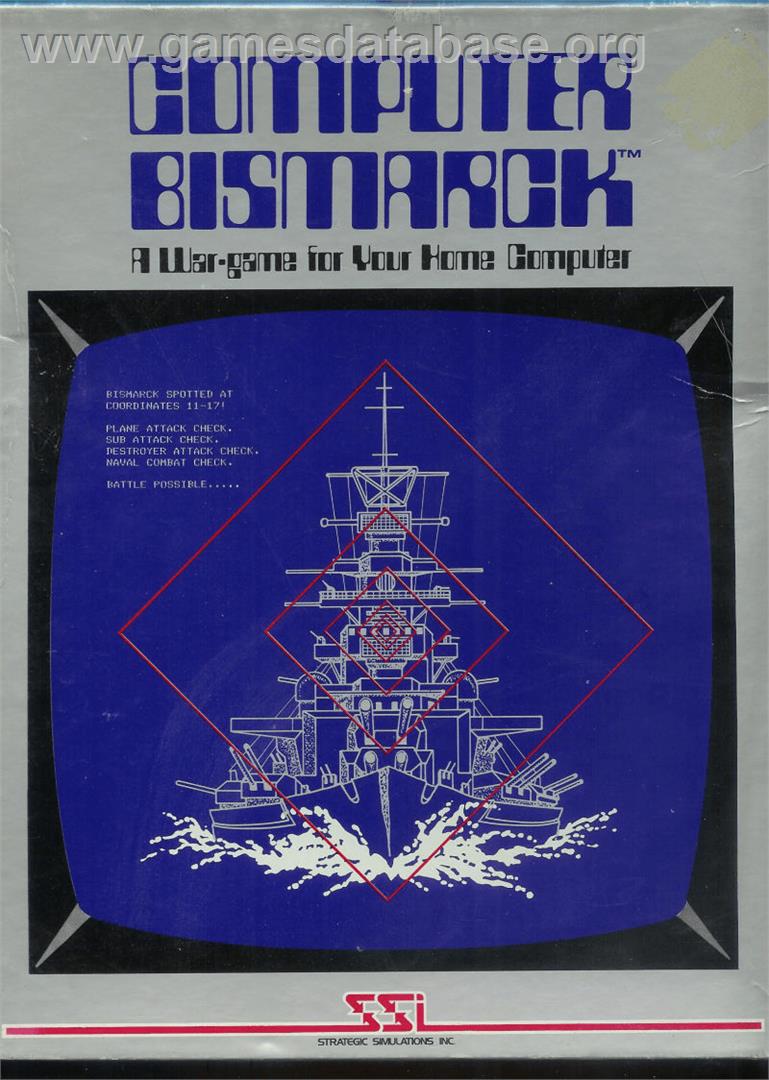 Computer Bismarck - Apple II - Artwork - Box