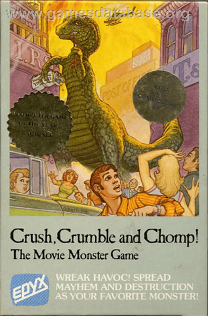 Crush, Crumble and Chomp - Apple II - Artwork - Box