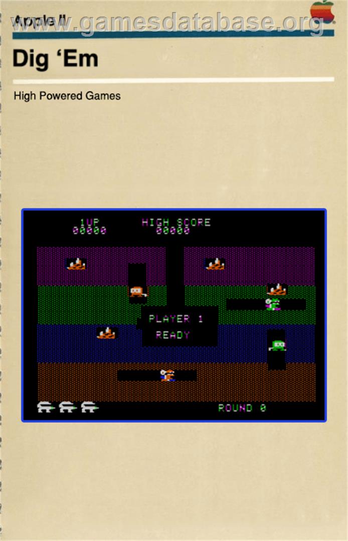 Dodgem - Apple II - Artwork - Box