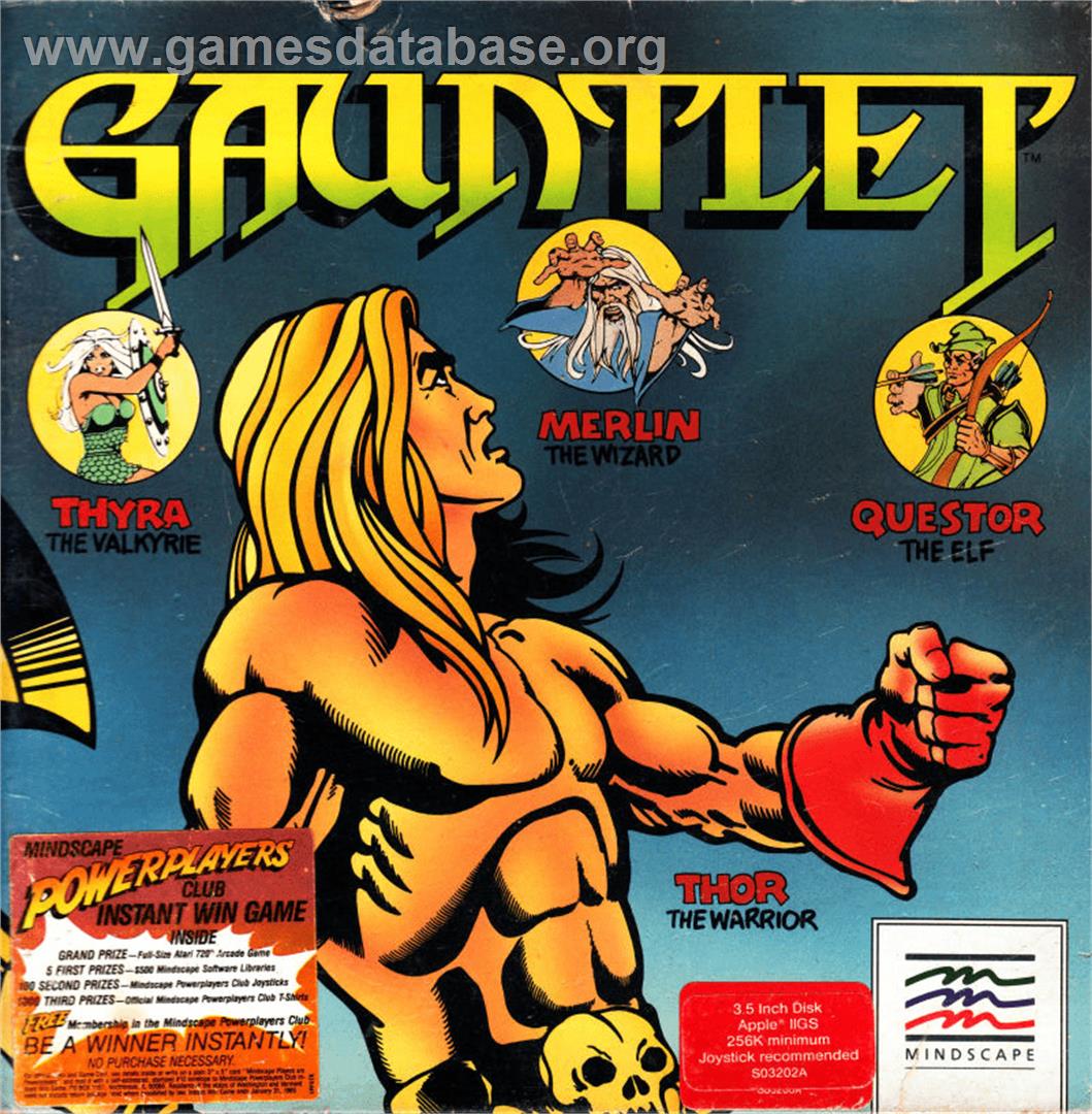Gauntlet - Apple II - Artwork - Box