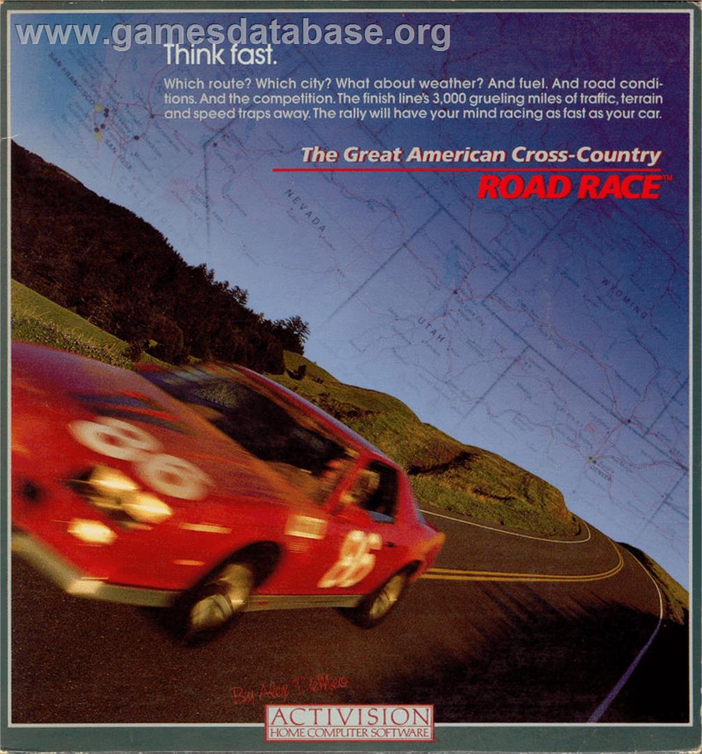 Great American Cross-Country Road Race - Apple II - Artwork - Box