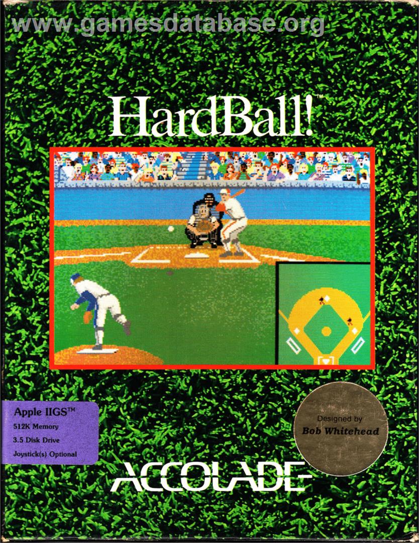 HardBall - Apple II - Artwork - Box
