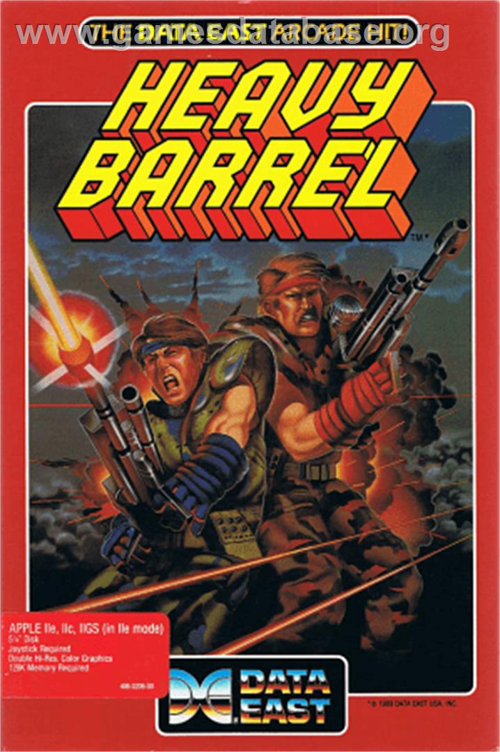 Heavy Barrel - Apple II - Artwork - Box