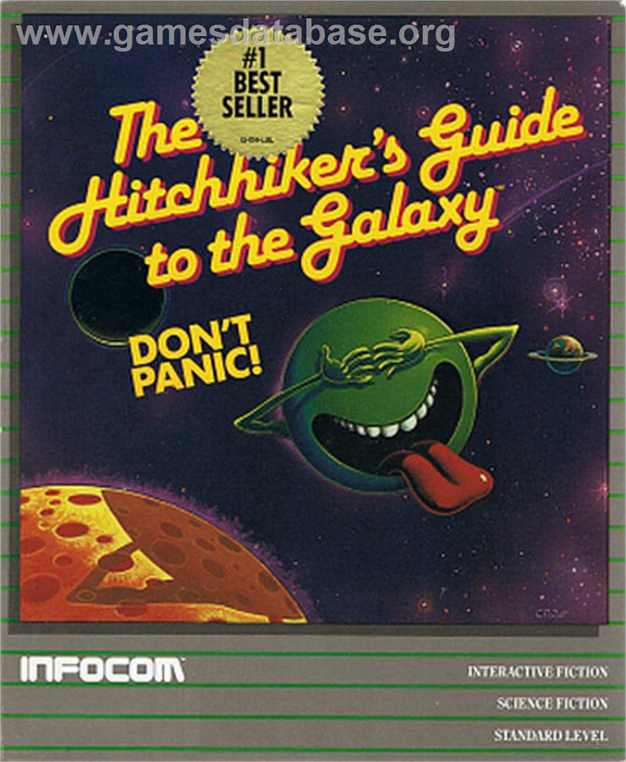 Hitch Hiker's Guide to the Galaxy - Apple II - Artwork - Box