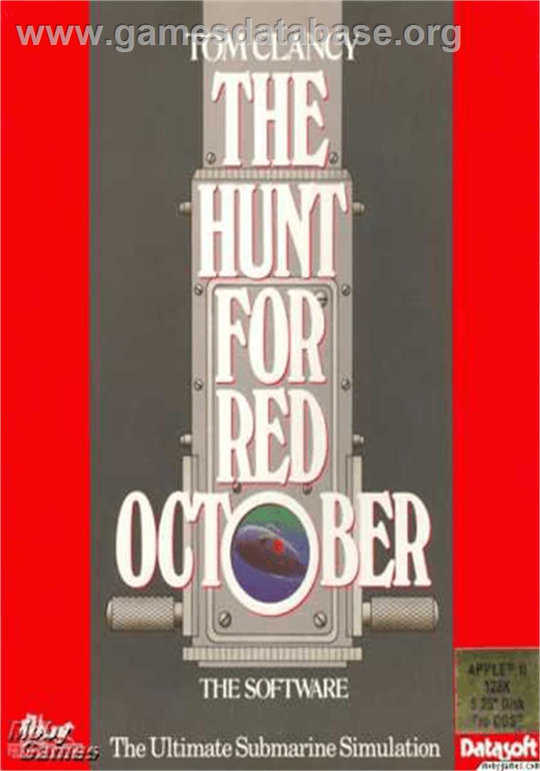 Hunt for Red October - Apple II - Artwork - Box