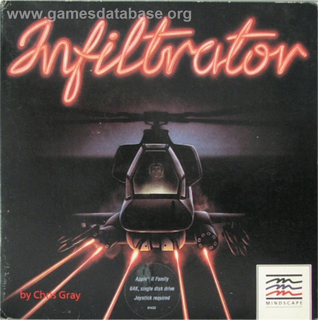 Infiltrator - Apple II - Artwork - Box