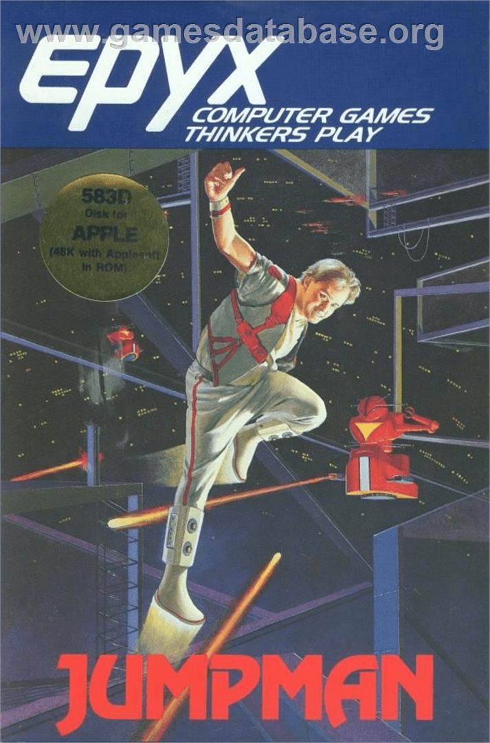 Jumpman - Apple II - Artwork - Box