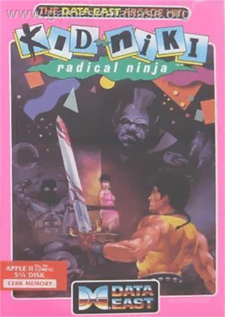 Kid Niki - Radical Ninja - Apple II - Artwork - Box