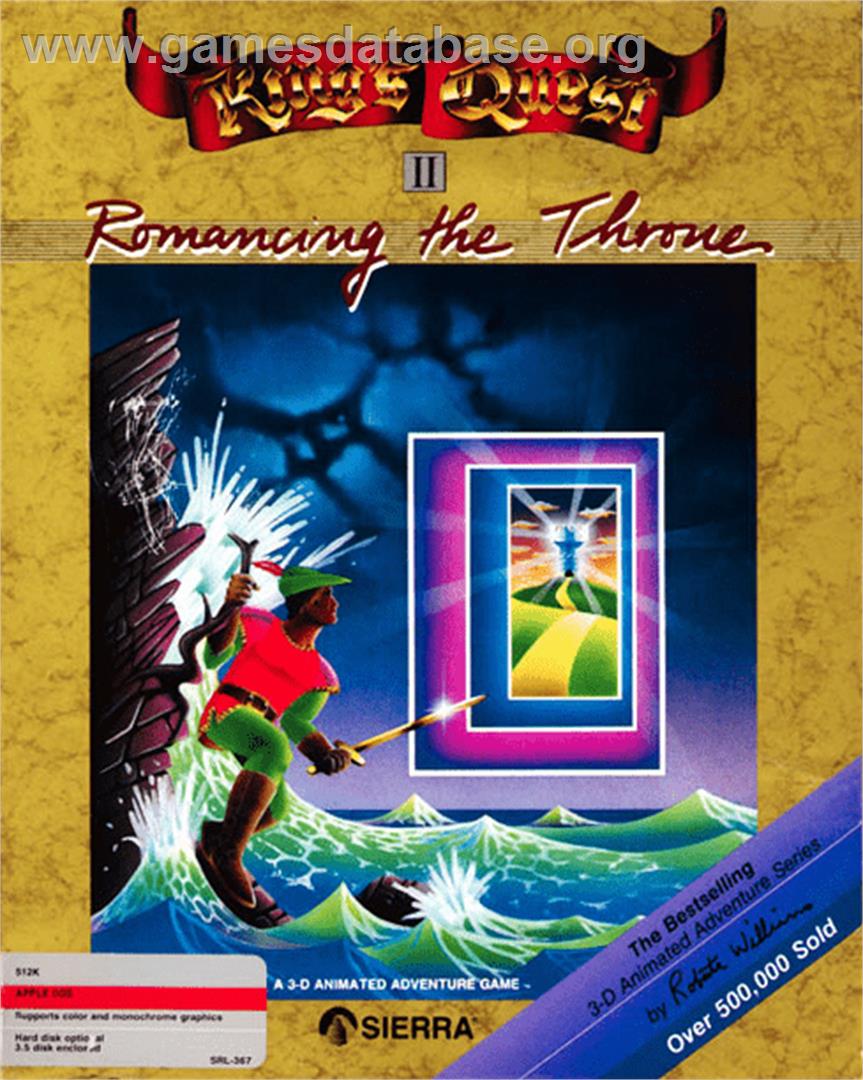 King's Quest II: Romancing the Throne - Apple II - Artwork - Box