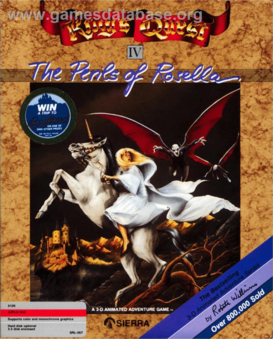 King's Quest IV: The Perils of Rosella - Apple II - Artwork - Box