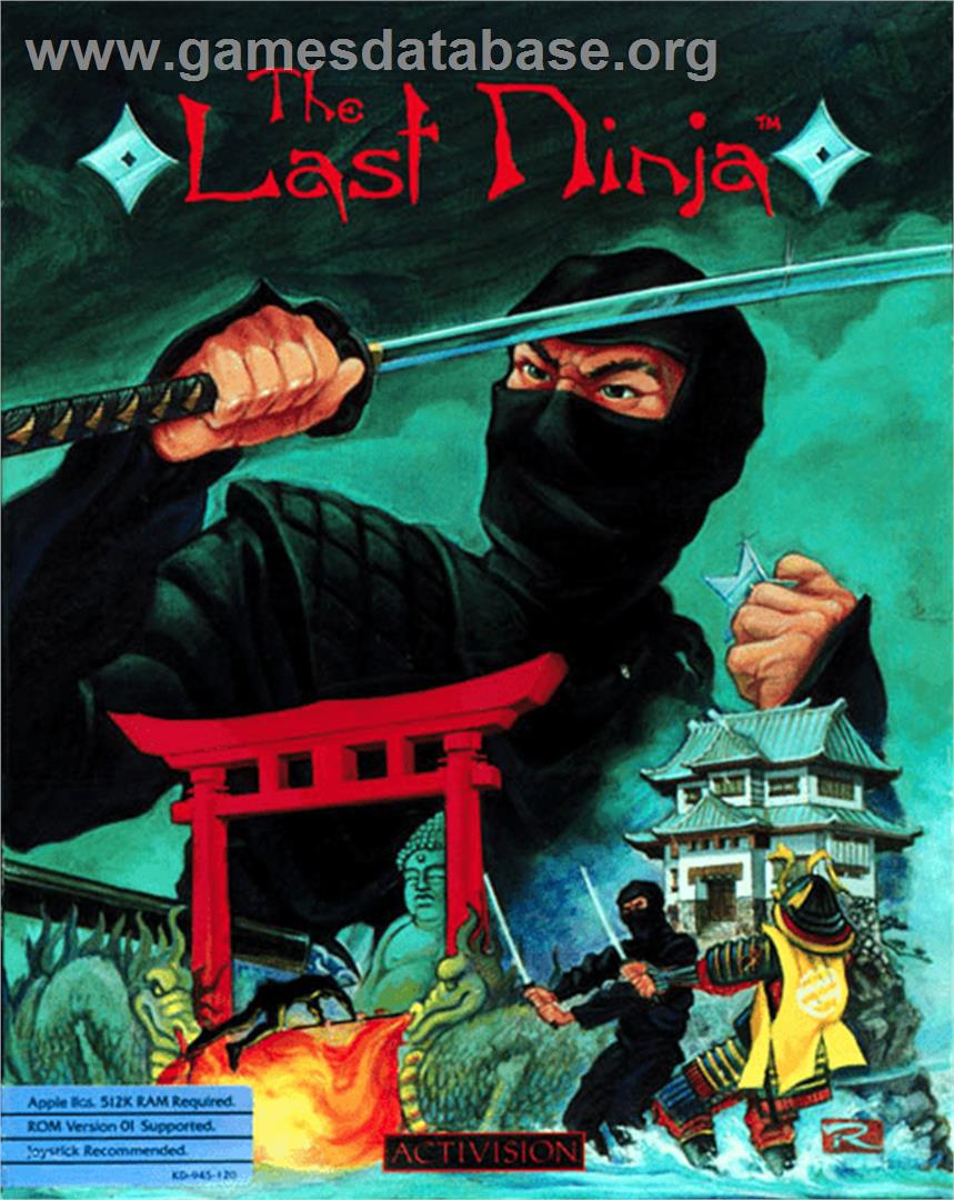Last Ninja - Apple II - Artwork - Box