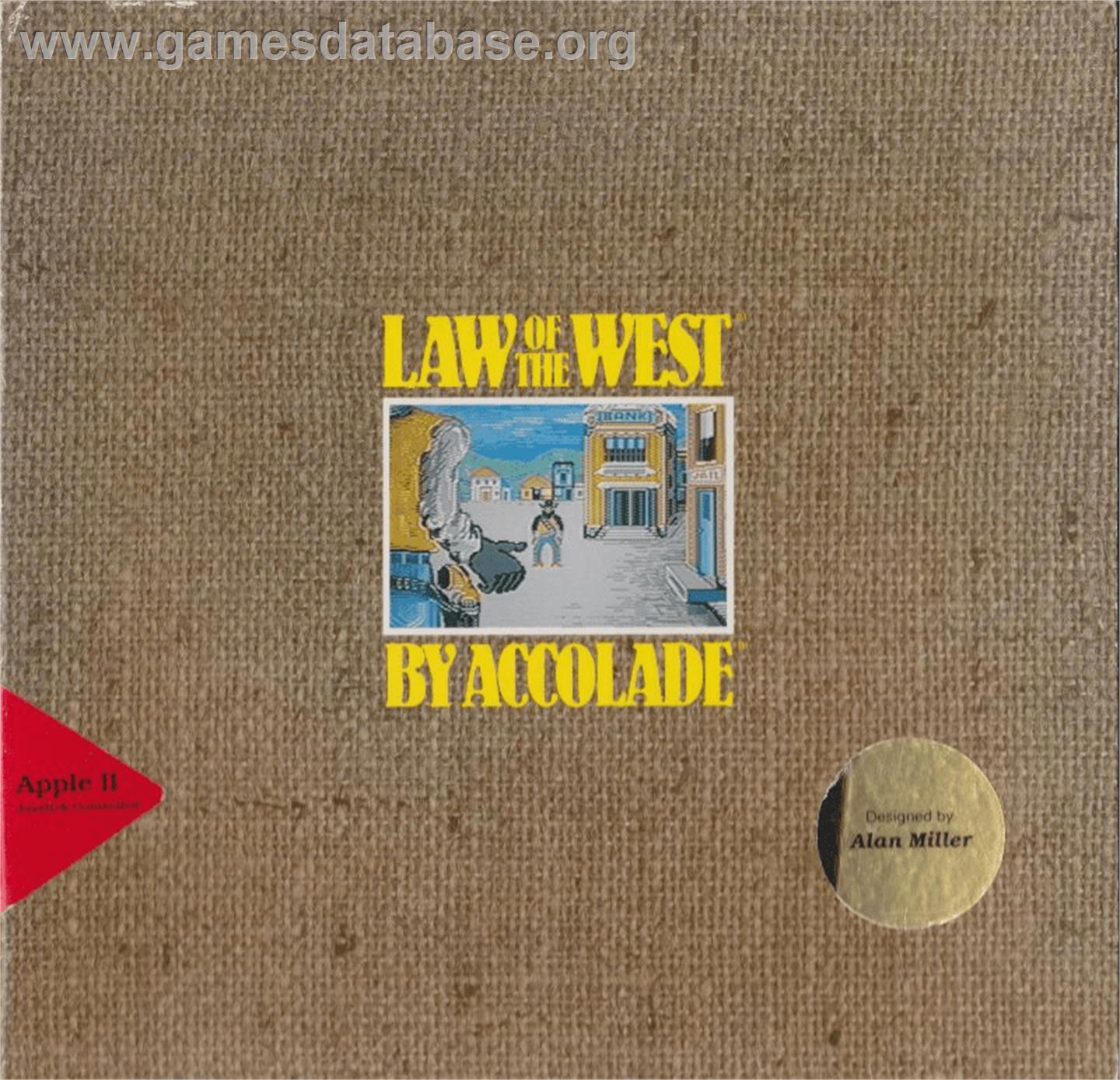 Law of the West - Apple II - Artwork - Box