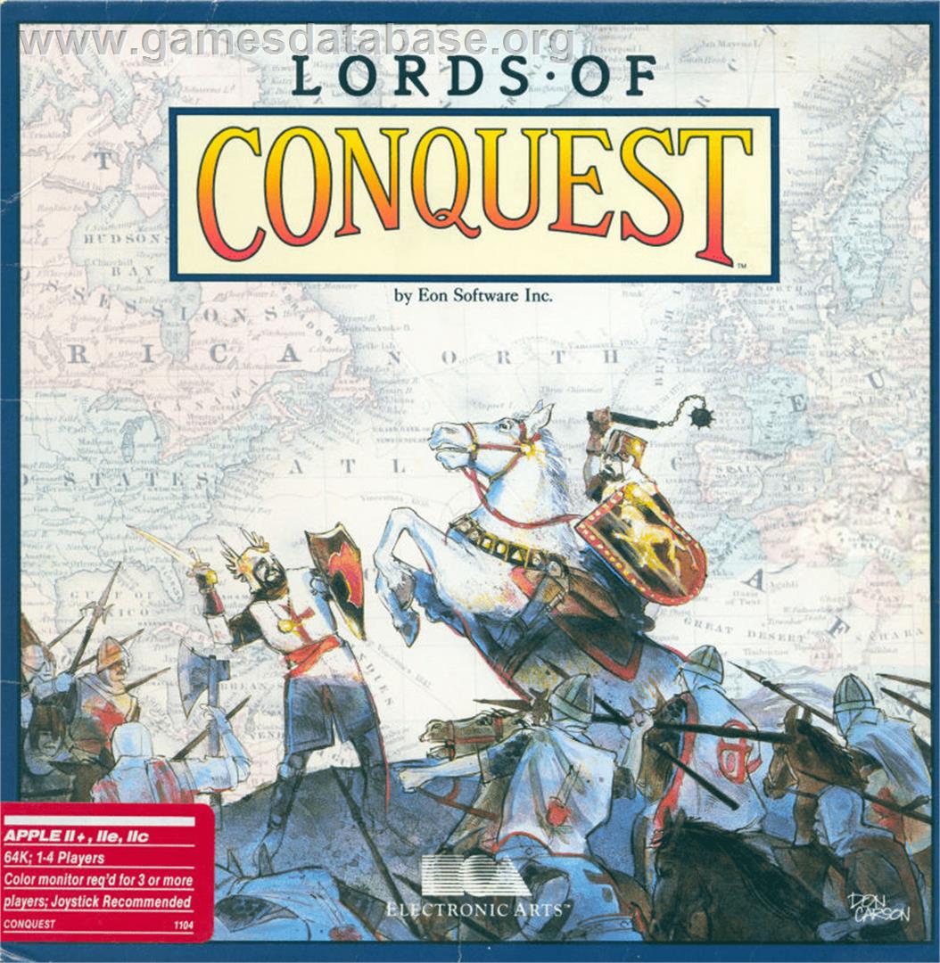 Lords of Conquest - Apple II - Artwork - Box