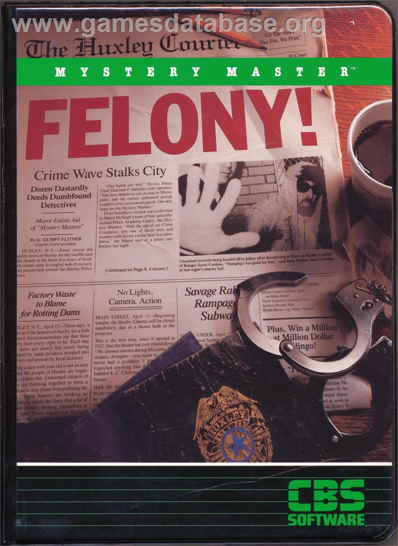 Mystery Master: Felony - Apple II - Artwork - Box