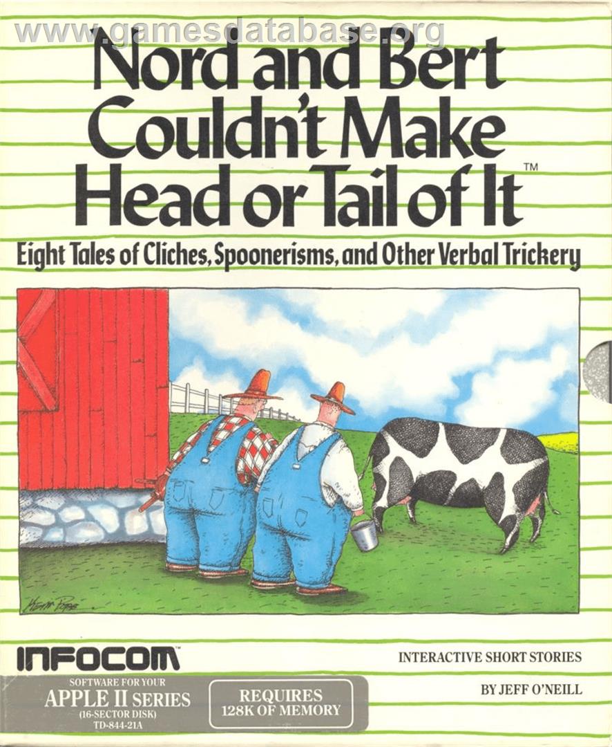 Nord and Bert Couldn't Make Head or Tail of It - Apple II - Artwork - Box