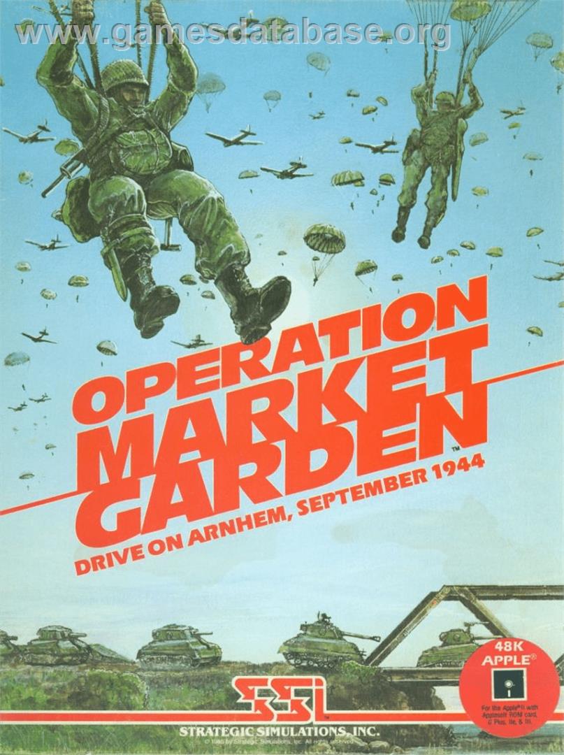 Operation Market Garden: Drive on Arnhem, September 1944 - Apple II - Artwork - Box