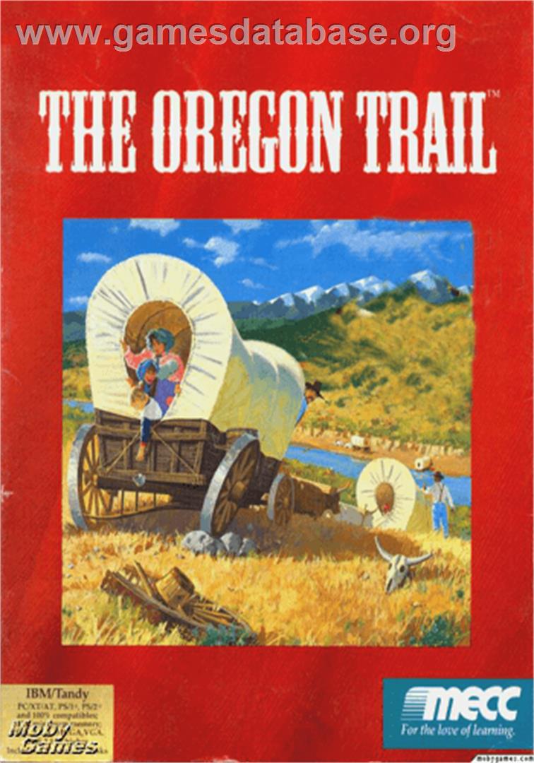 Oregon Trail - Apple II - Artwork - Box