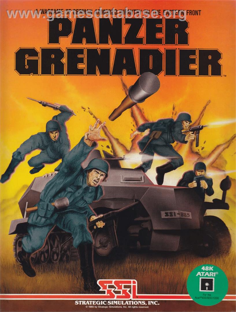 Panzer Grenadier - Apple II - Artwork - Box