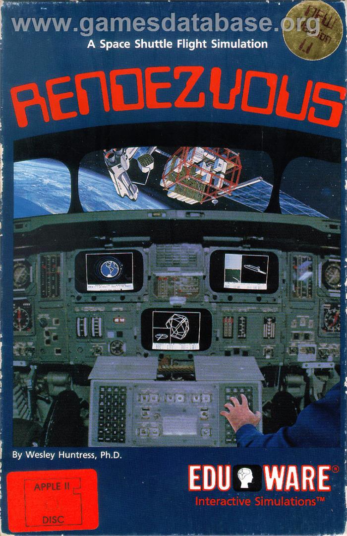 Rendezvous: A Space Shuttle Flight Simulation - Apple II - Artwork - Box