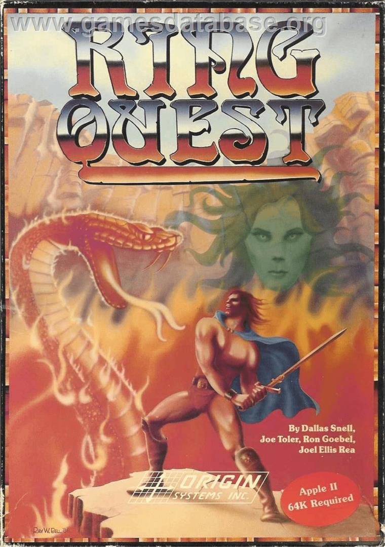 Ring Quest - Apple II - Artwork - Box