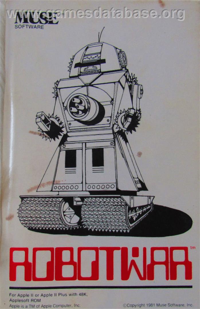 Robot War - Apple II - Artwork - Box
