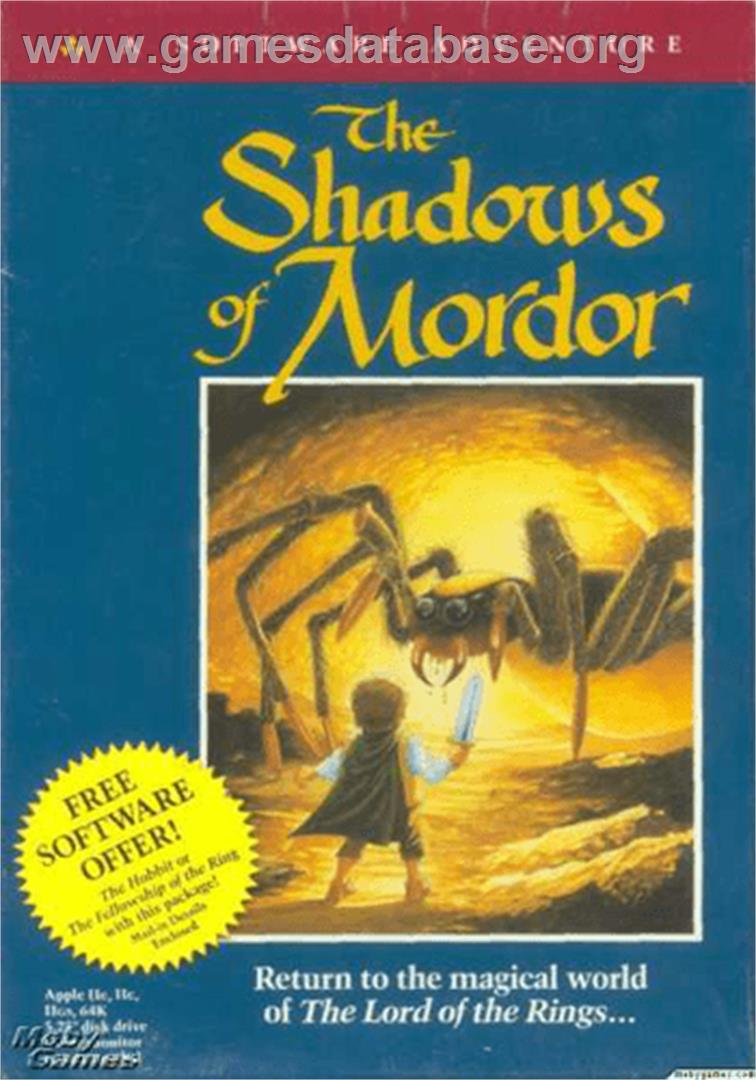 Shadows of Mordor - Apple II - Artwork - Box