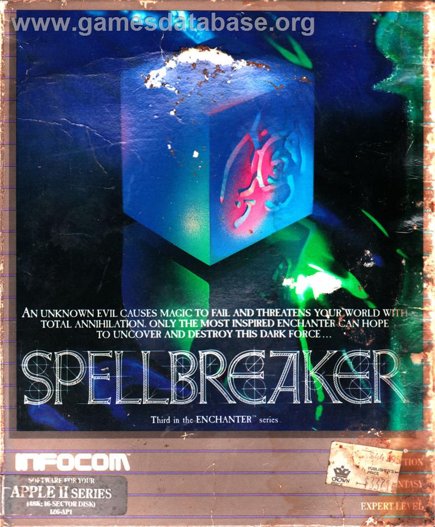 Spellbreaker - Apple II - Artwork - Box