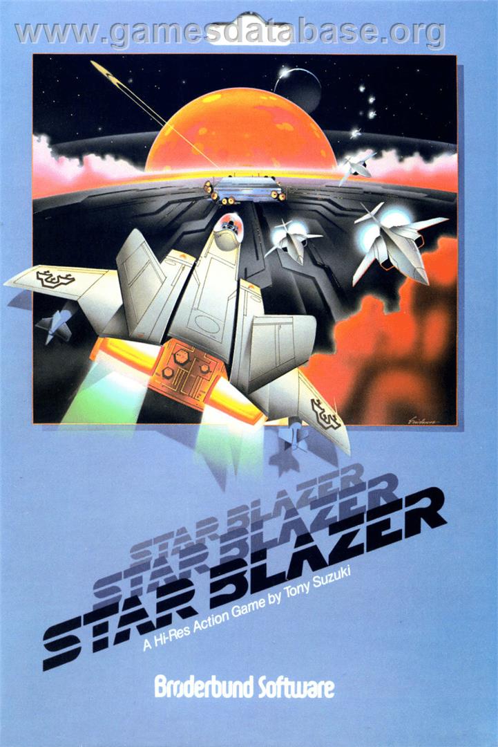 Star Blazer - Apple II - Artwork - Box
