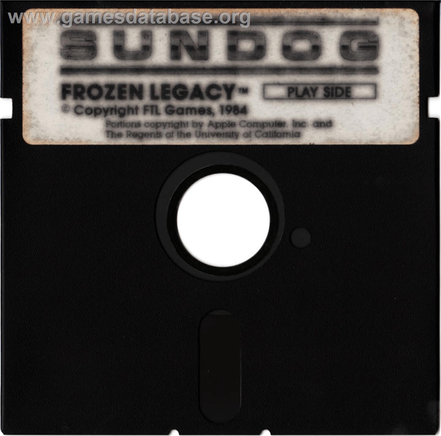 SunDog: Frozen Legacy - Apple II - Artwork - Box