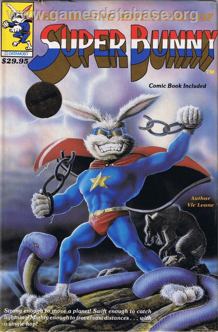 Super Bunny - Apple II - Artwork - Box