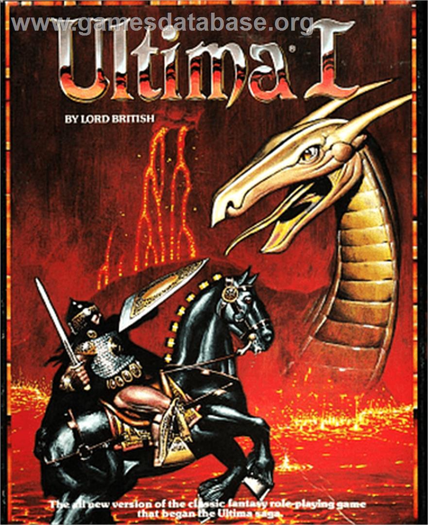 Ultima I: The First Age of Darkness - Apple II - Artwork - Box