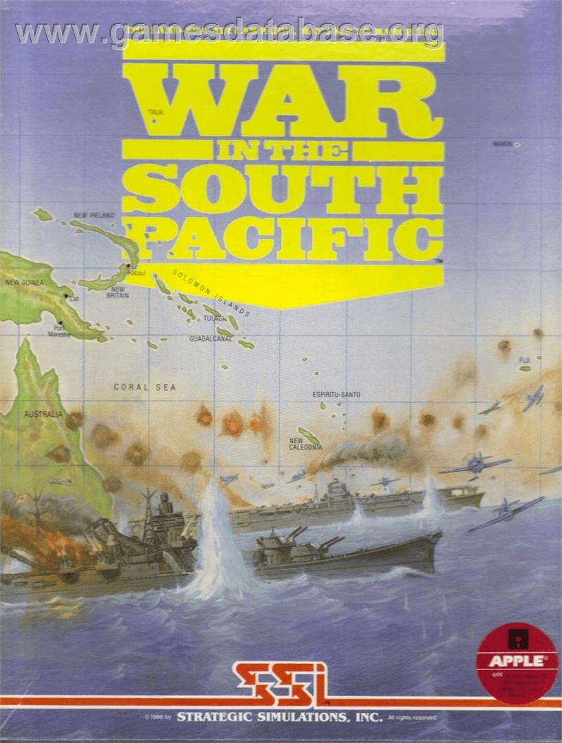 War in the South Pacific - Apple II - Artwork - Box
