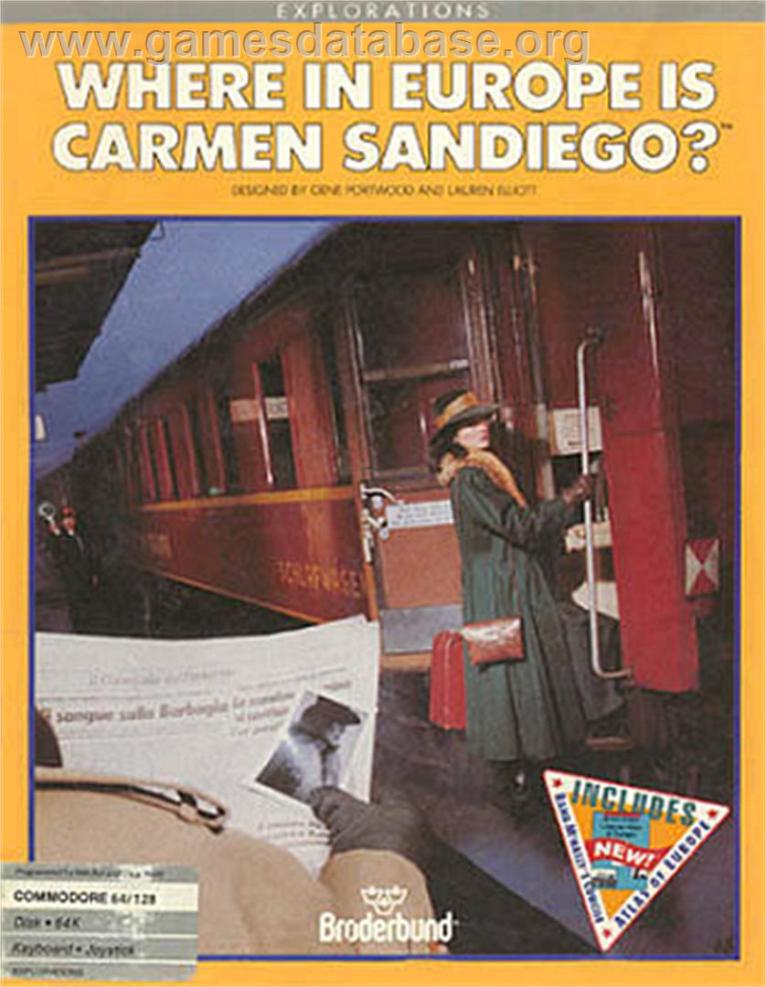 Where in Europe is Carmen Sandiego - Apple II - Artwork - Box