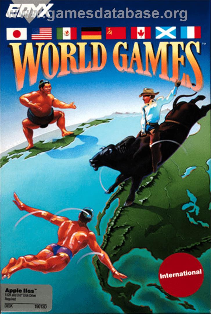 World Games - Apple II - Artwork - Box