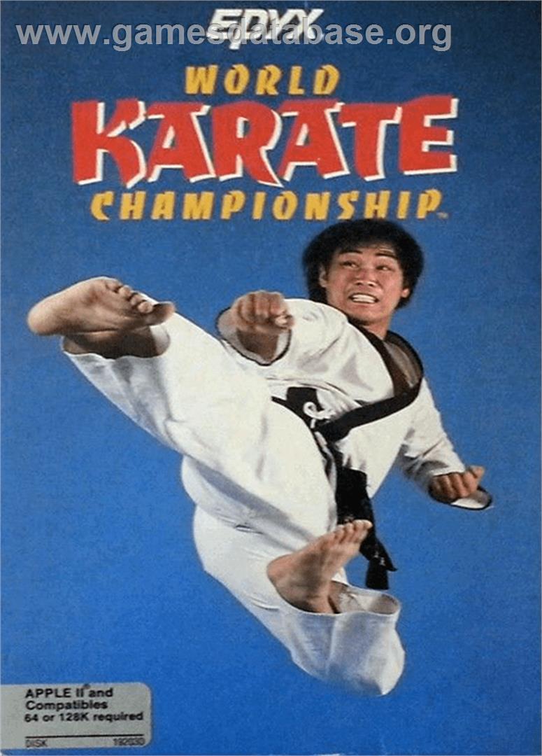 World Karate Championship - Apple II - Artwork - Box