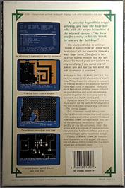 Box back cover for Eternal Dagger on the Apple II.