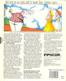 Box back cover for Nord and Bert Couldn't Make Head or Tail of It on the Apple II.