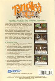 Box back cover for Troll's Tale on the Apple II.