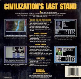 Box back cover for Wasteland on the Apple II.
