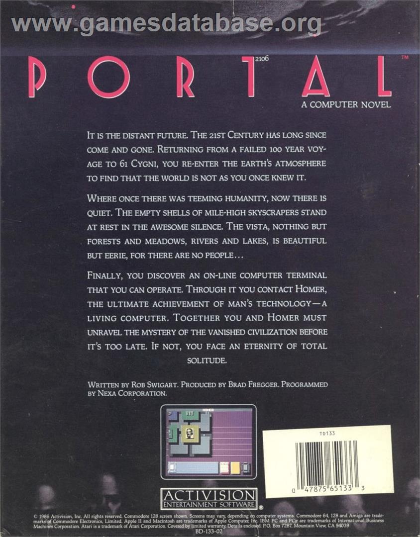 Immortal - Apple II - Artwork - Box Back