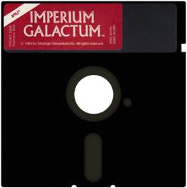 Artwork on the Disc for Imperium Galactum on the Apple II.