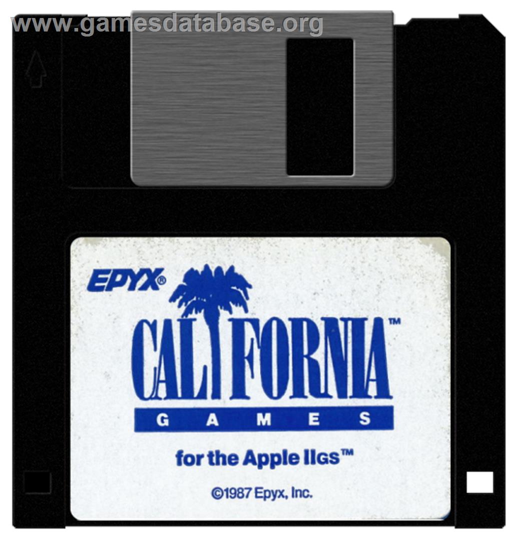 California Games - Apple II - Artwork - Disc