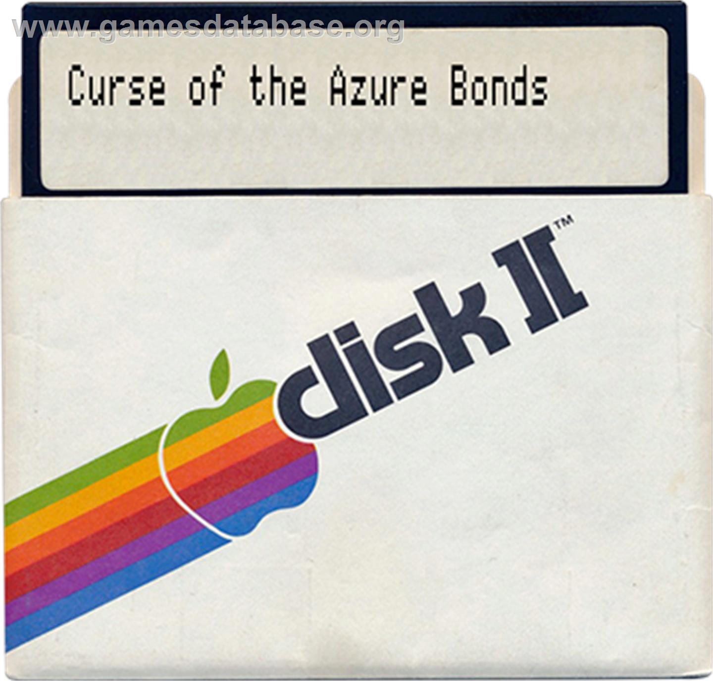 Curse of the Azure Bonds - Apple II - Artwork - Disc